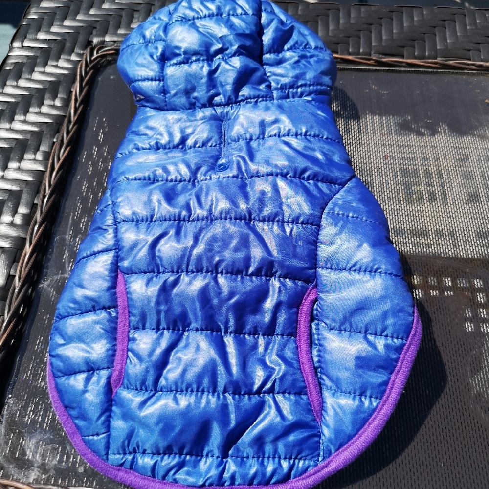 ⭐Host Pick⭐ Small Dog Hooded Fleece Lined Warm Puffer Coat